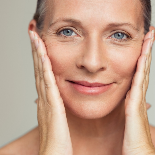 woman smiling